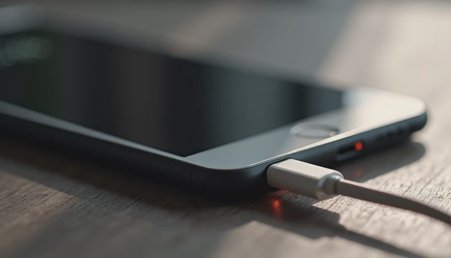 Close-up of tablet charging port showing early wear after months of use