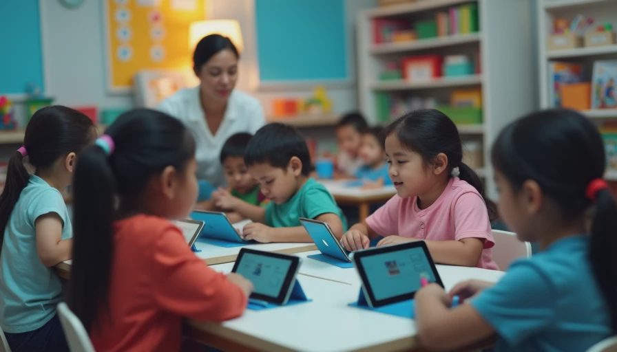 Illustration for best tablets for kindergarteners